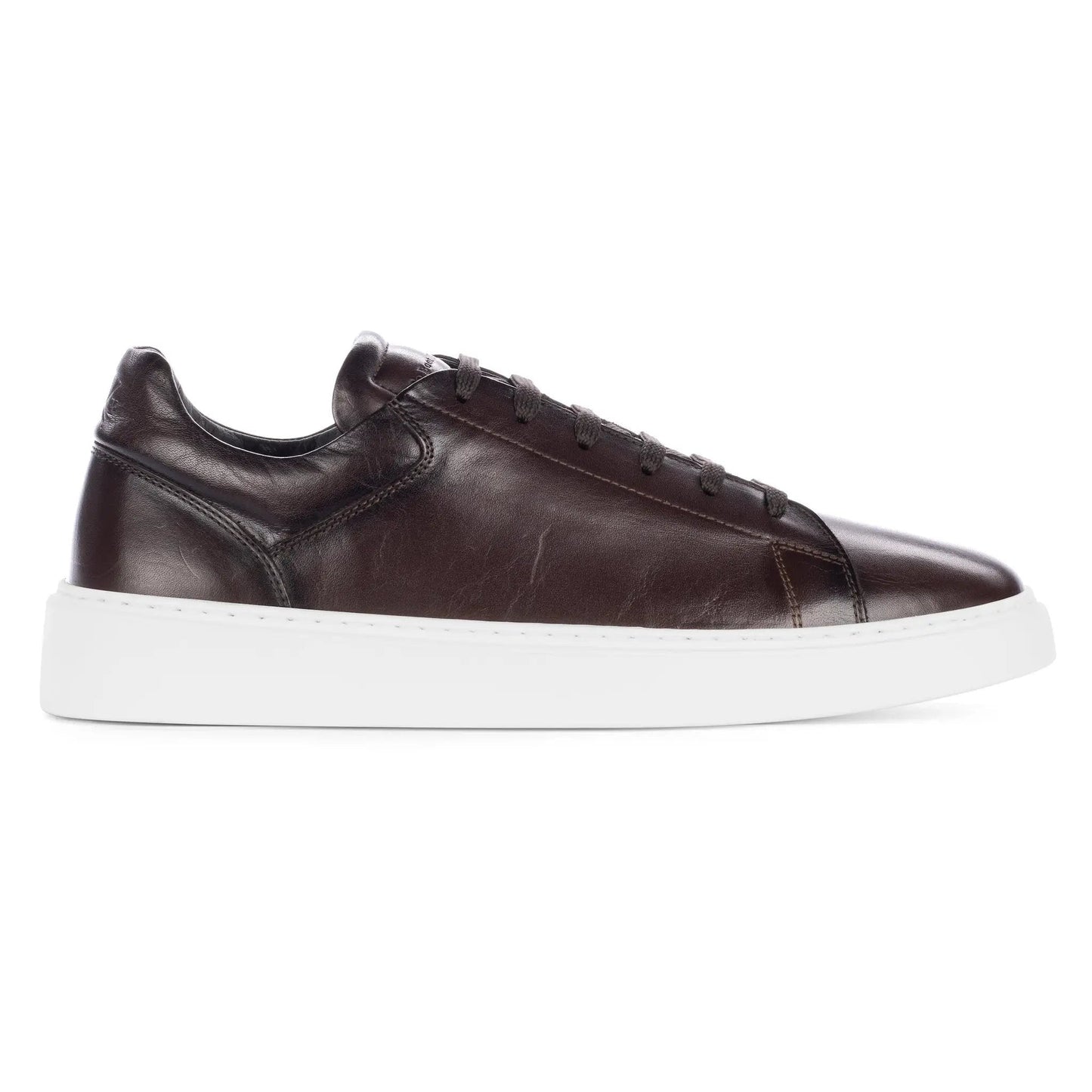 Rocco Dark Brown Soft Calf Leather Sneaker - To Boot New York