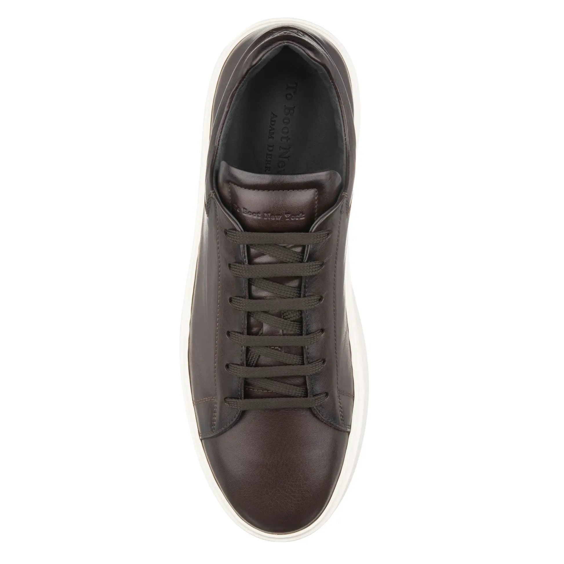 Rocco Dark Brown Soft Calf Leather Sneaker - To Boot New York
