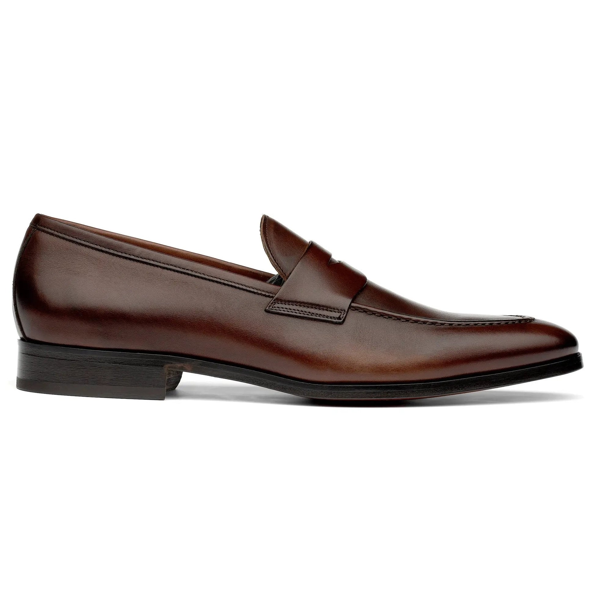 Tesoro Dark Brown Calf Slip-On Penny Loafer - To Boot New York