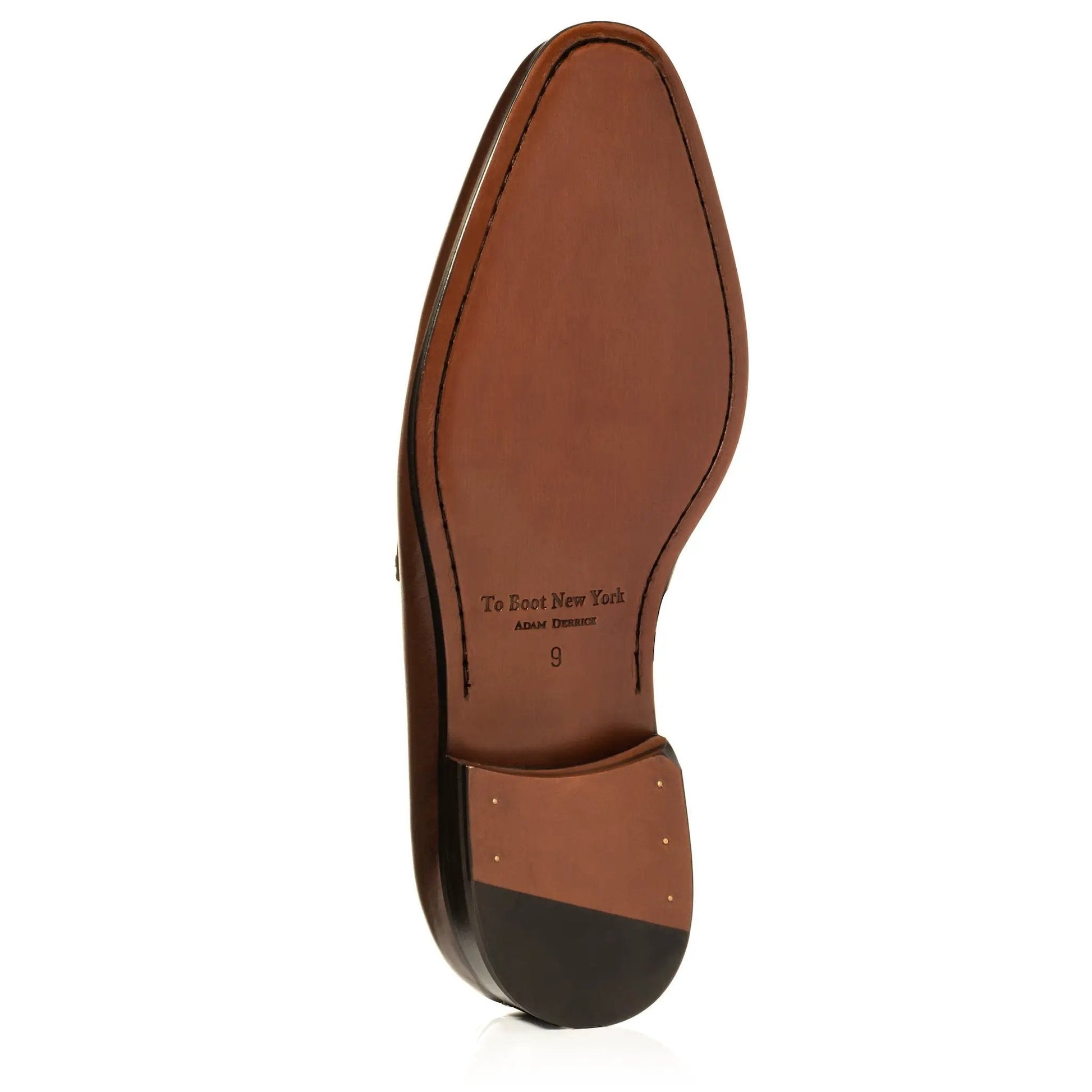 Tesoro Dark Brown Calf Slip-On Penny Loafer - To Boot New York