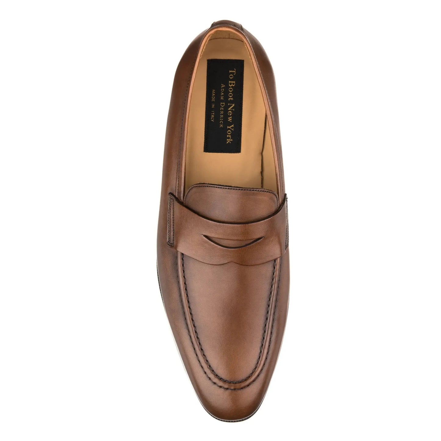 Tesoro Cognac Calf Slip-On Penny Loafer - To Boot New York