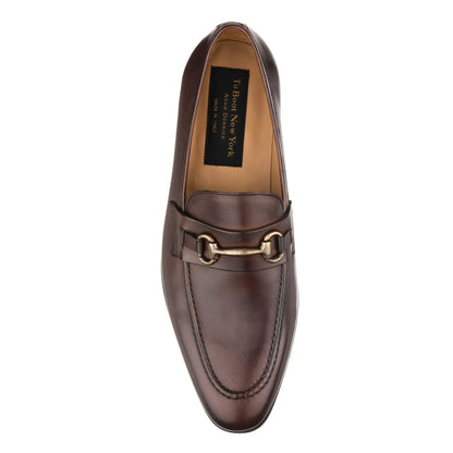 Forio Dark Brown Calf Bit Loafer - To Boot New York
