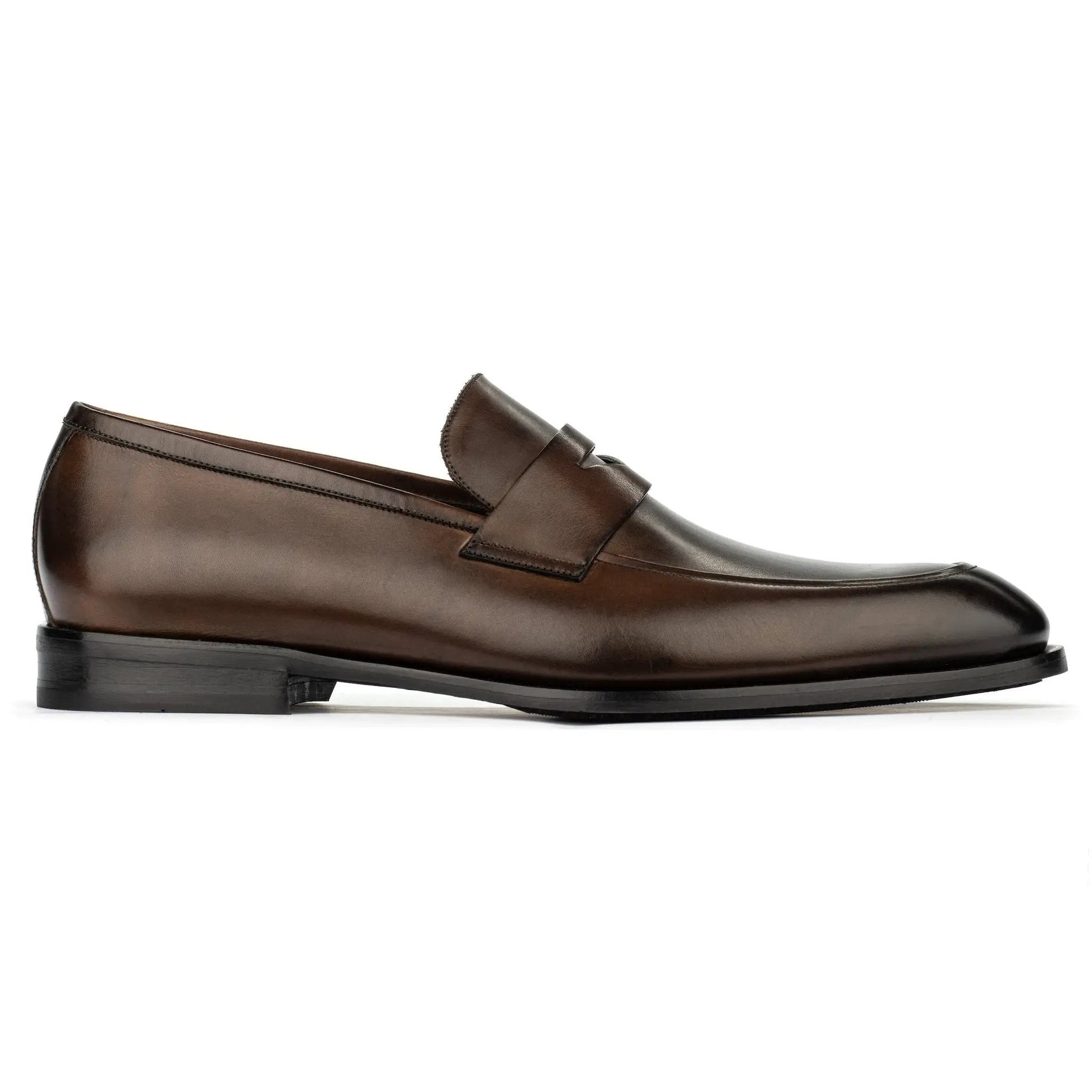 Jagger Dark Brown Calf Penny Loafer - To Boot New York