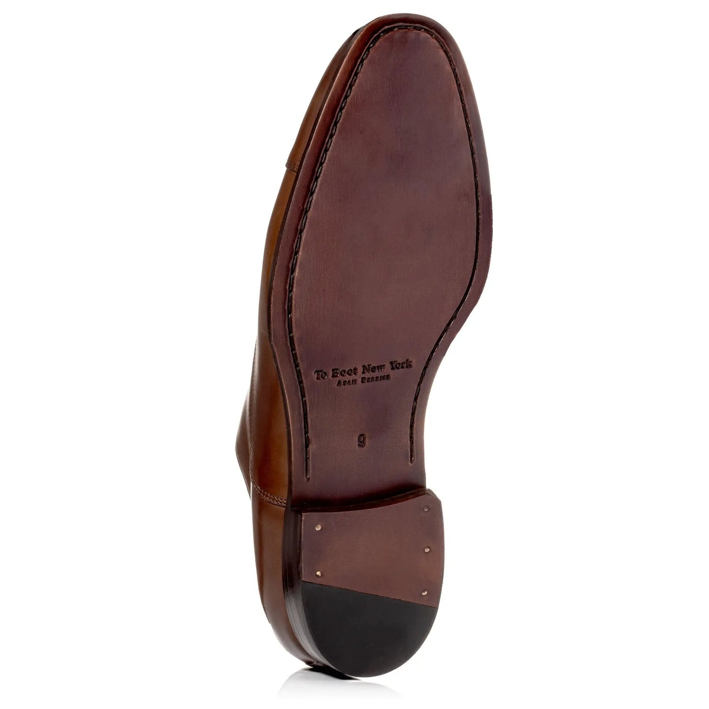 Nico Burnished Brown Calf Leather Cap Toe Oxford - To Boot New York