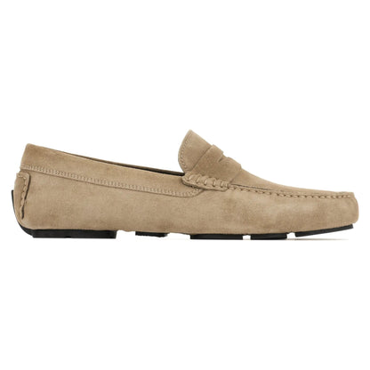 Mitchum Taupe Suede Driving Shoe - To Boot New York