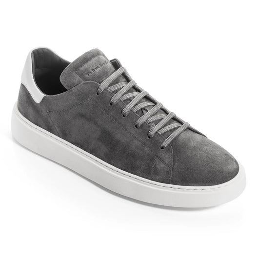 Mathis Grey/White Suede Sneaker - To Boot New York