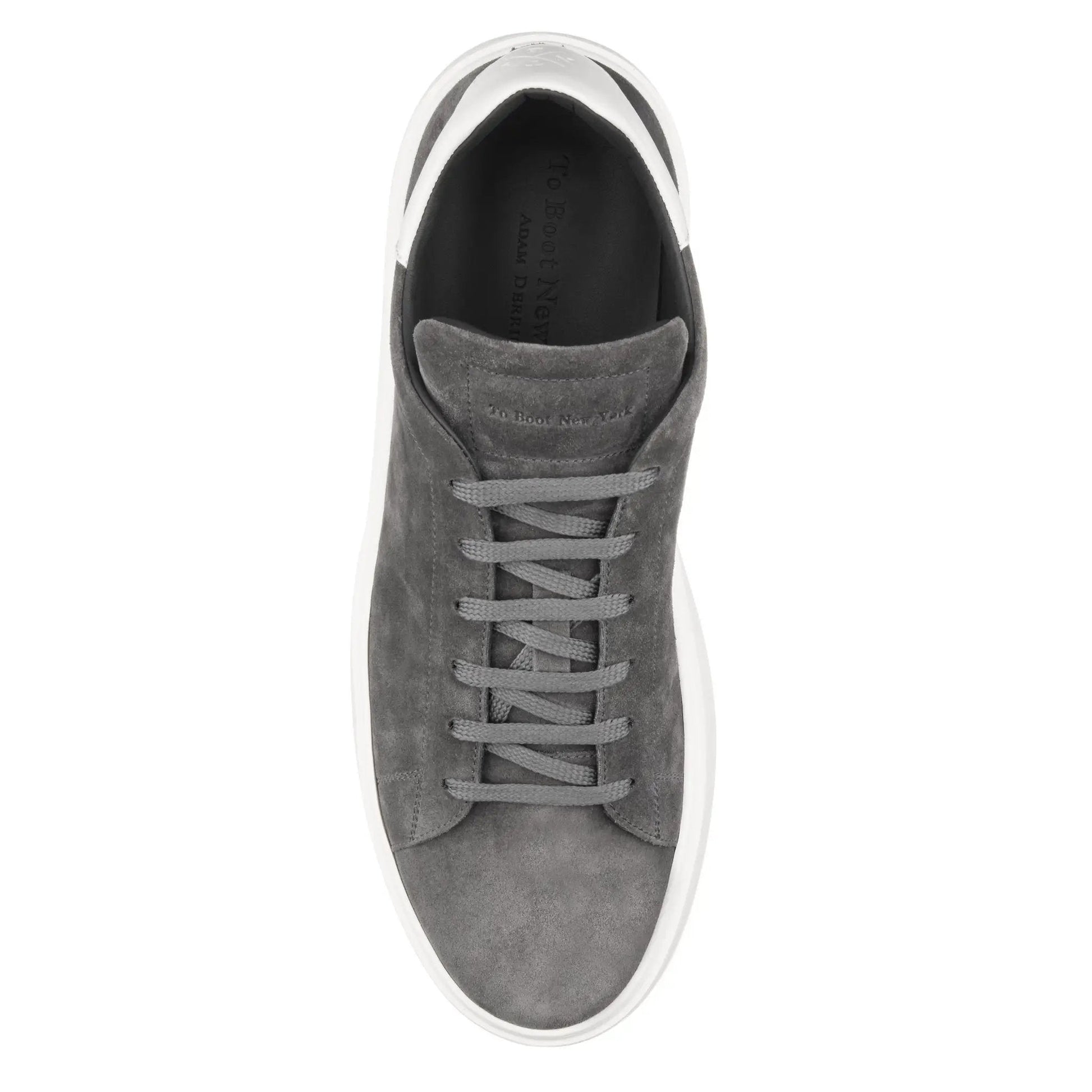 Mathis Grey/White Suede Sneaker - To Boot New York