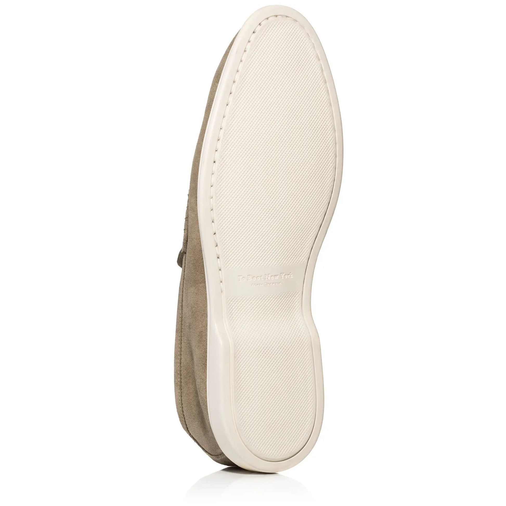 Browne Taupe Suede Penny Slip-On Loafer - To Boot New York