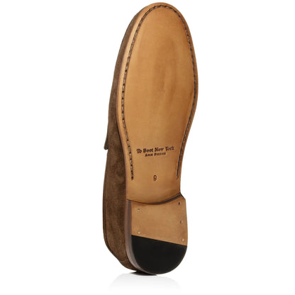 Dylan Mid Brown Suede Penny Loafer - To Boot New York