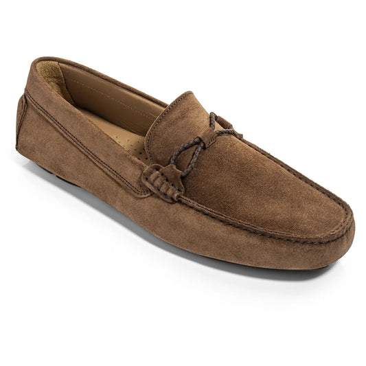 Marlin Mid Brown Suede Driving Shoe - To Boot New York