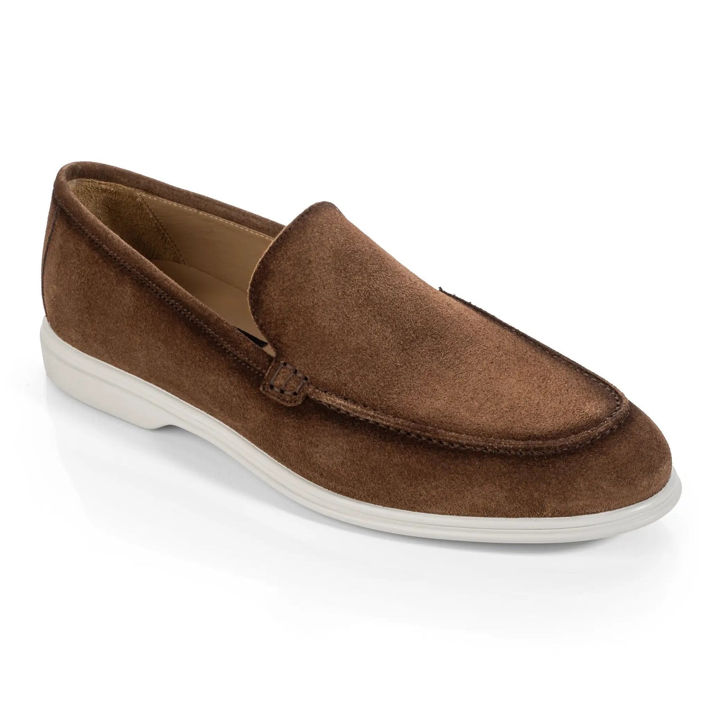 Montage Mid Brown Suede Slip-On Loafer - To Boot New York