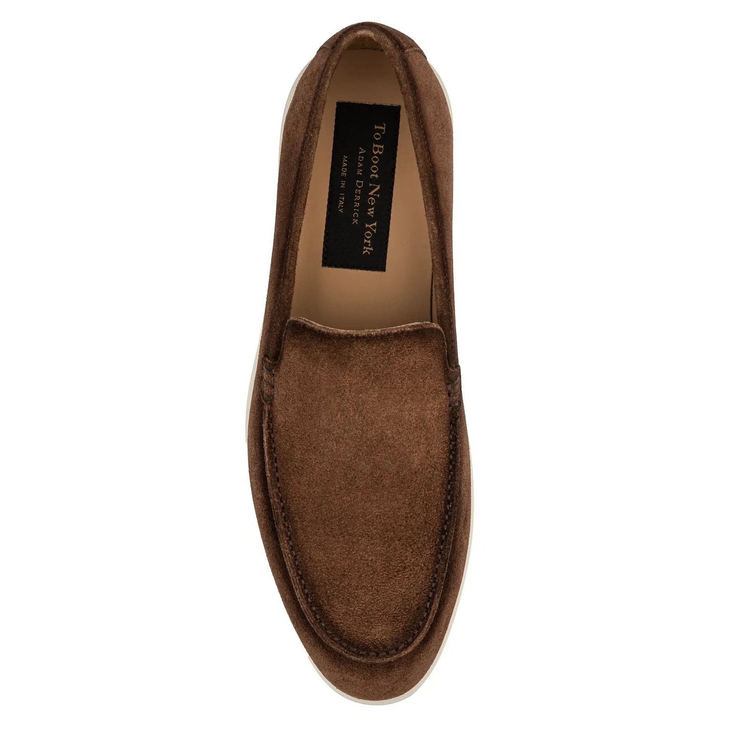 Montage Mid Brown Suede Slip-On Loafer - To Boot New York