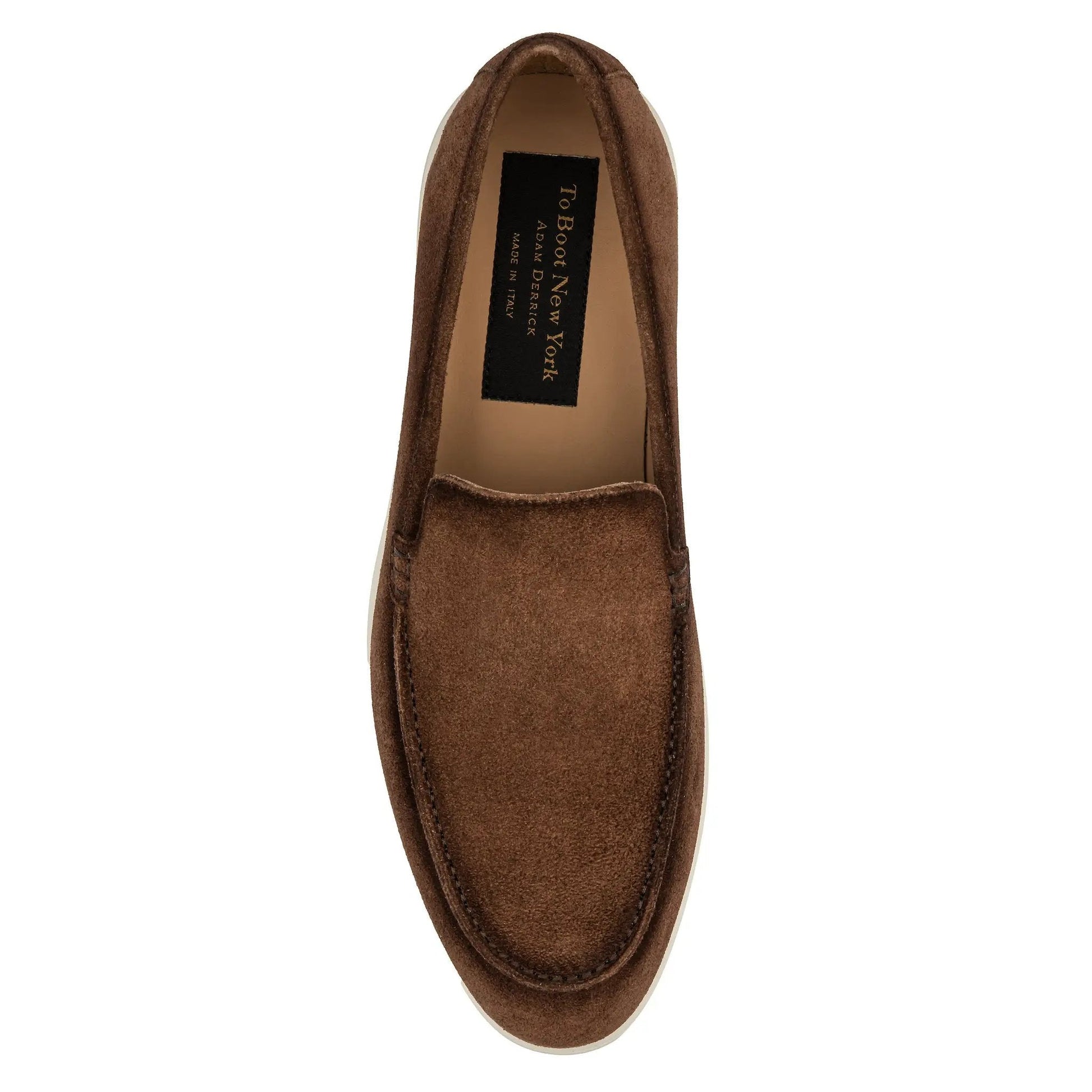 Montage Mid Brown Suede Slip-On Loafer - To Boot New York