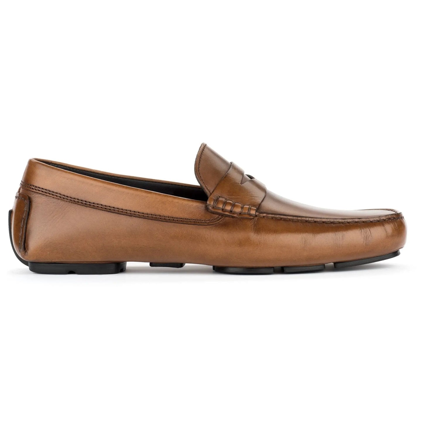 Palo Alto Burnished Tan Penny Driving Loafer - To Boot New York