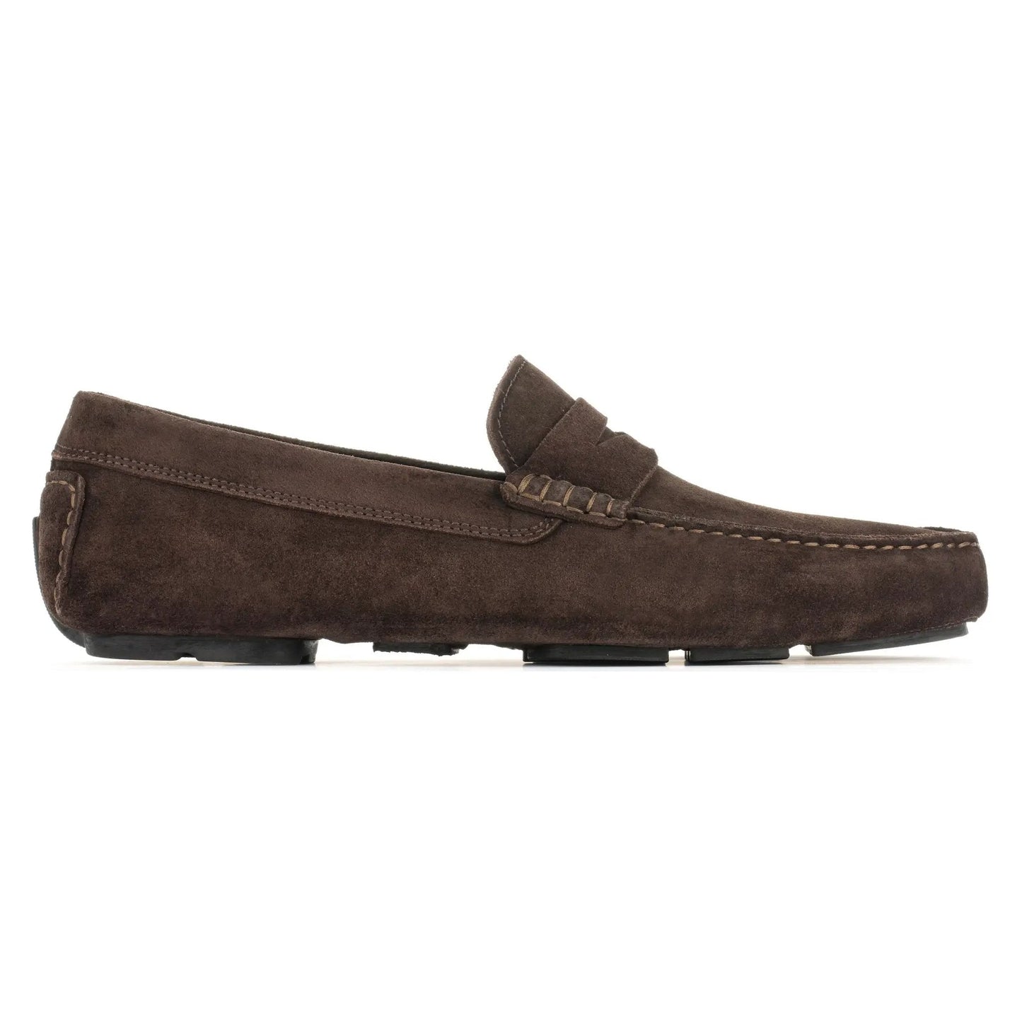 Mitchum Dark Brown Suede Driving Shoe - To Boot New York