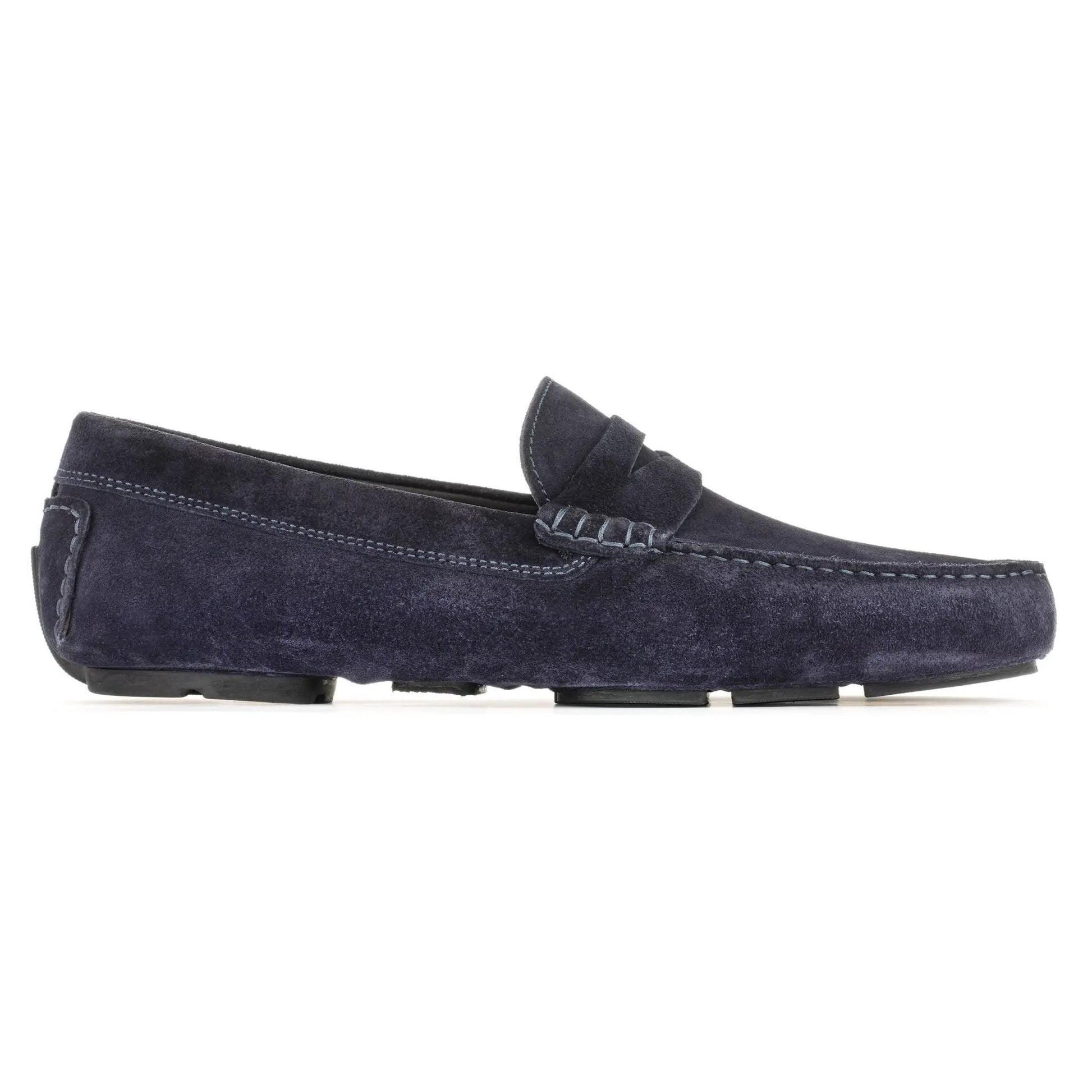 Mitchum Navy Blue Suede Driving Shoe - To Boot New York