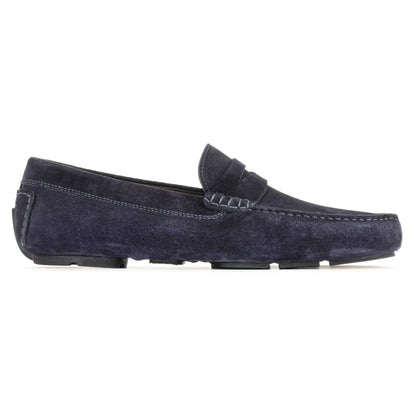 Mitchum Navy Blue Suede Driving Shoe - To Boot New York