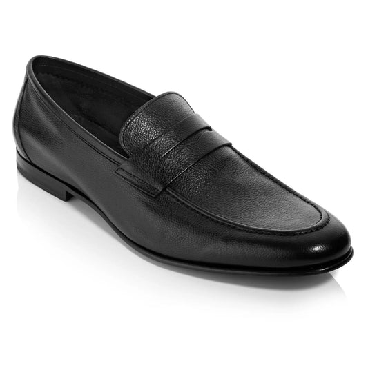 Ravello Black Penny Moccasin Slip-On - To Boot New York