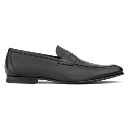 Ravello Black Penny Moccasin Slip-On - To Boot New York