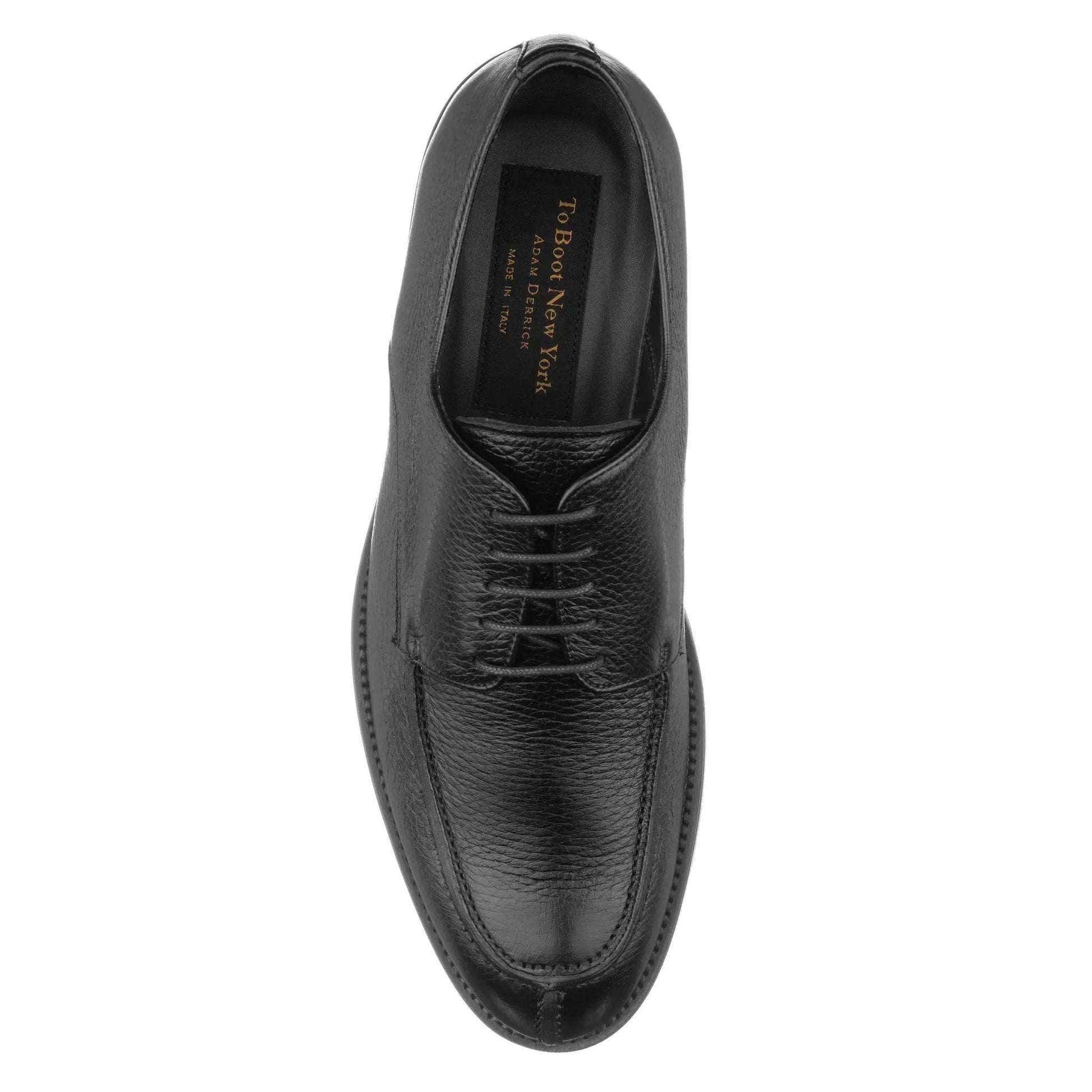 Stevie Black Deerskin Lace-Up Derby - To Boot New York
