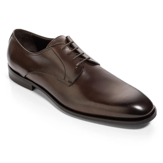 Parsons Dark Brown Calf Leather Derby Oxford - To Boot New York