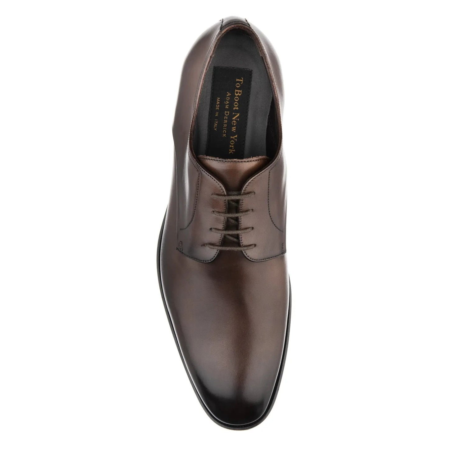 Parsons Dark Brown Calf Leather Derby Oxford - To Boot New York