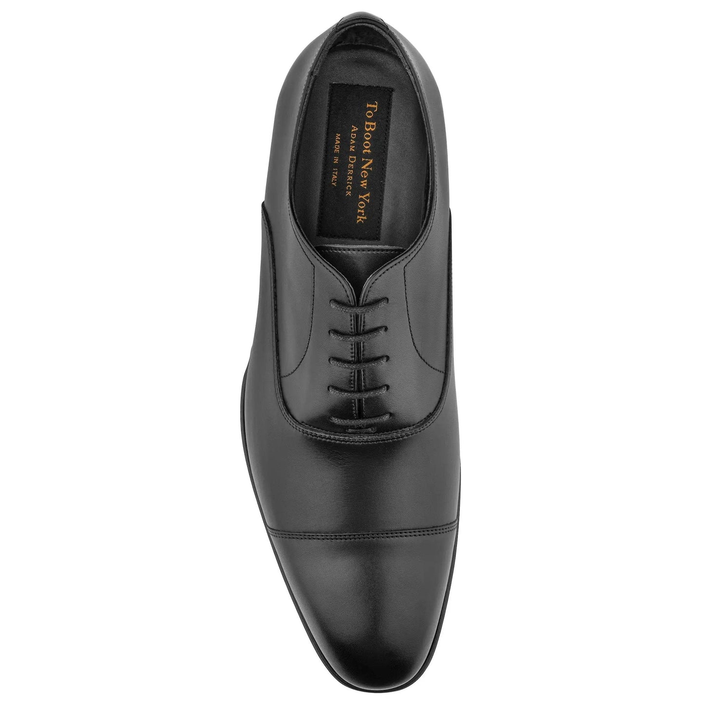 Nico Black Calf Leather Cap Toe Oxford - To Boot New York