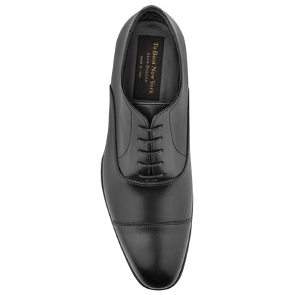 Nico Black Calf Leather Cap Toe Oxford - To Boot New York
