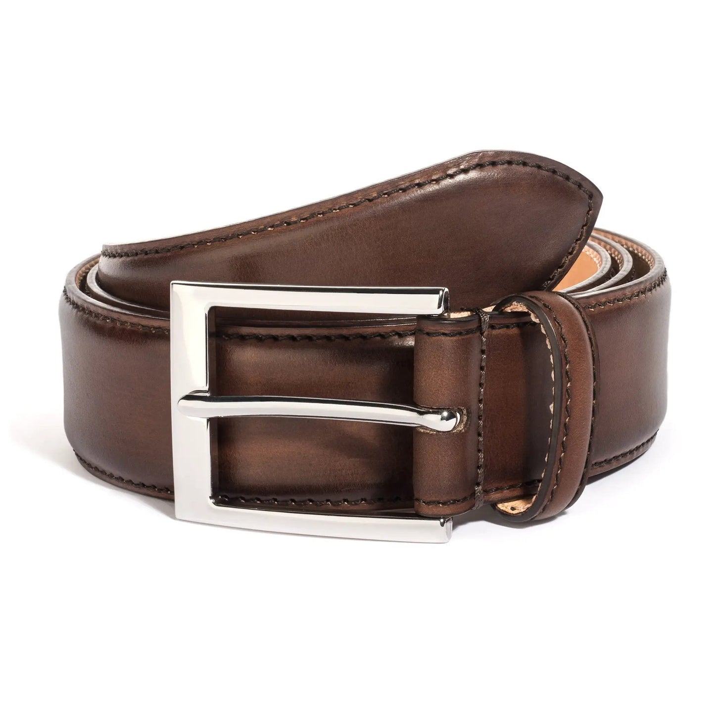 Burnished Brown Calf Belt - To Boot New York