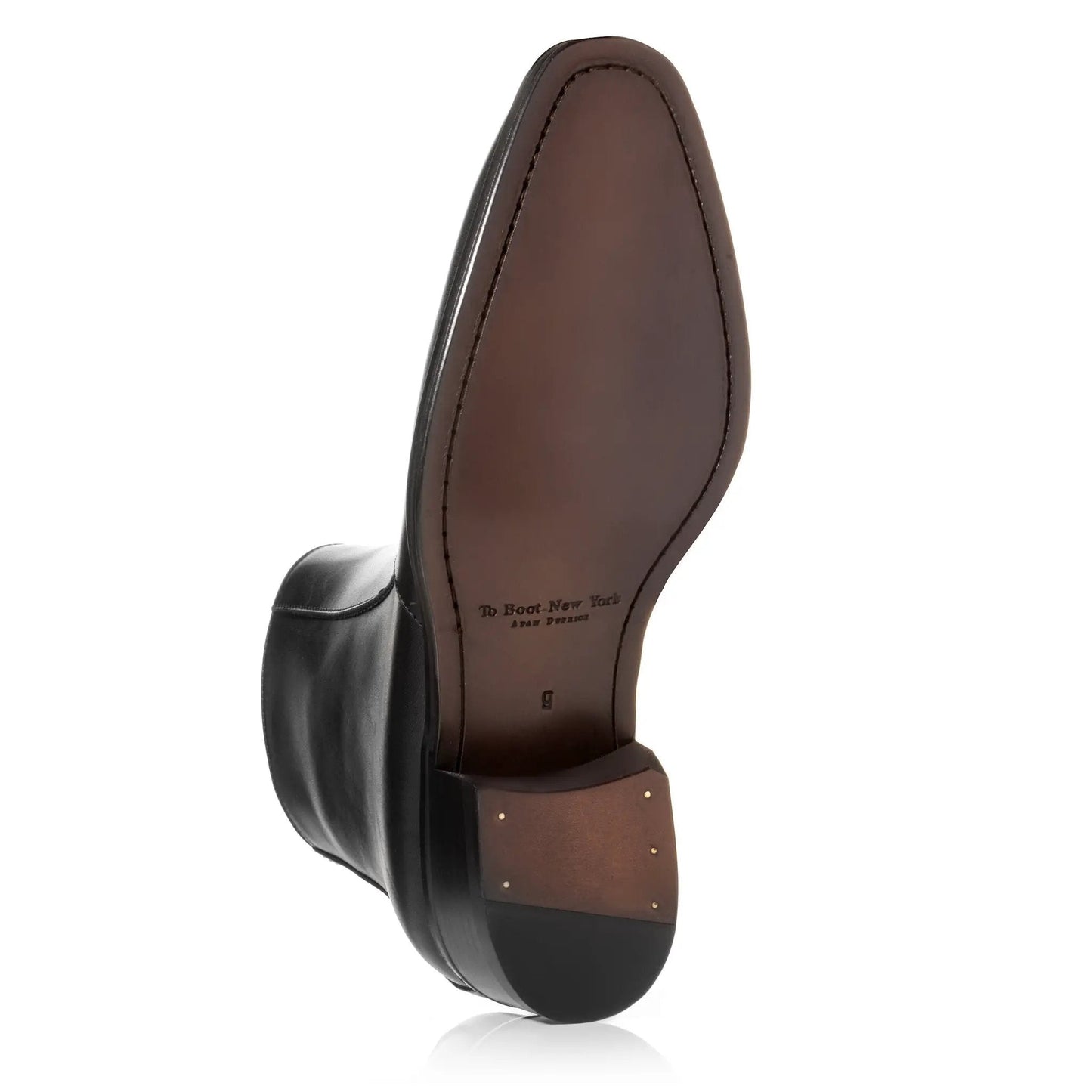 Gilmour Black Calf Leather Zip Boot - To Boot New York