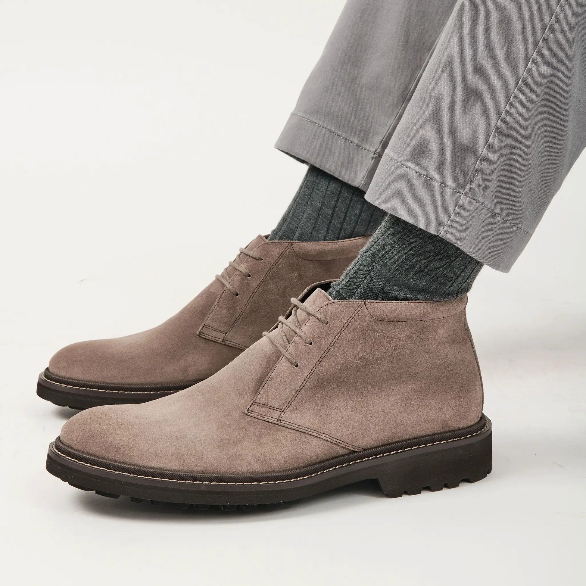 Javier Taupe Suede Chukka Desert Boot - To Boot New York