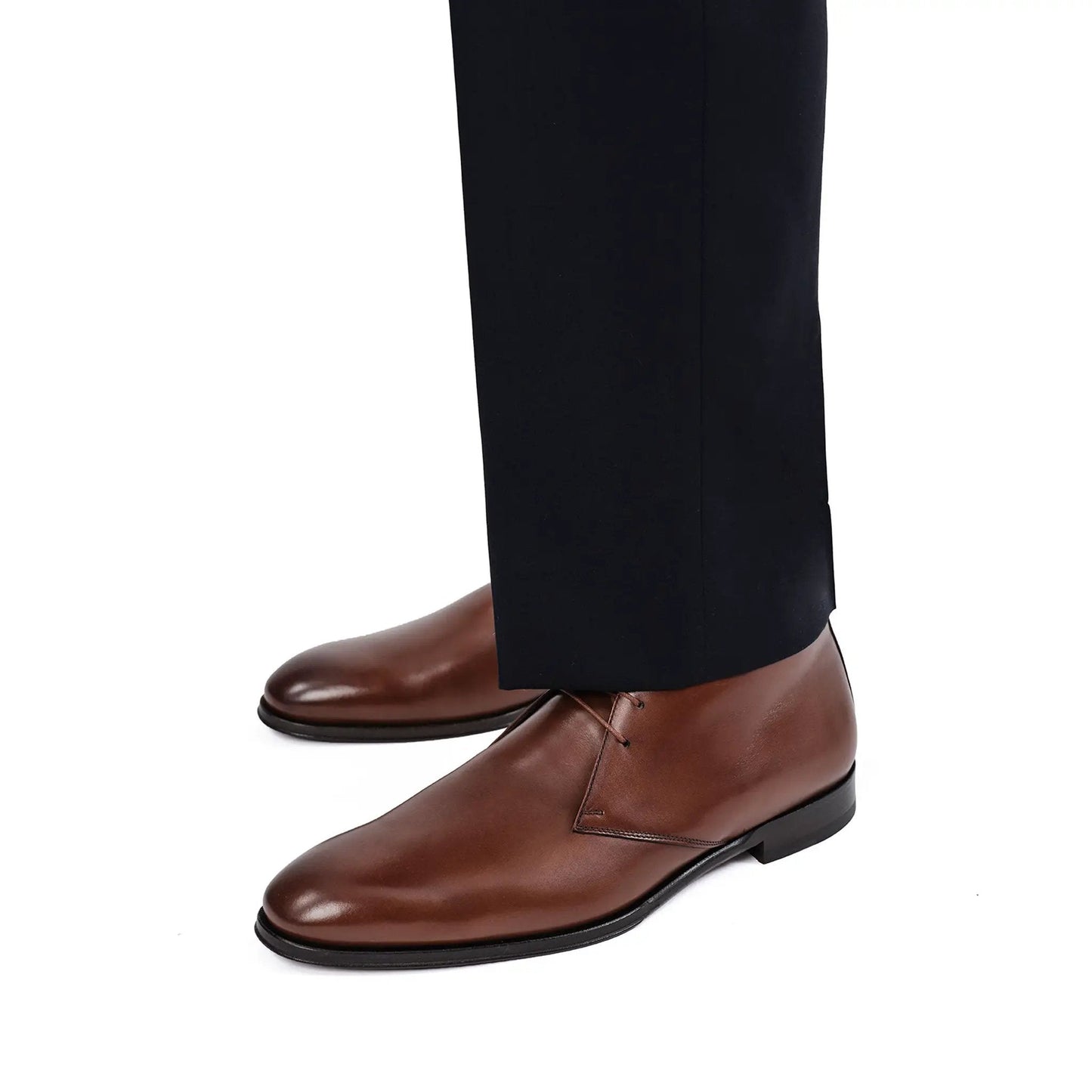 Leigh Burnished Brown Calf Chukka Boot - To Boot New York