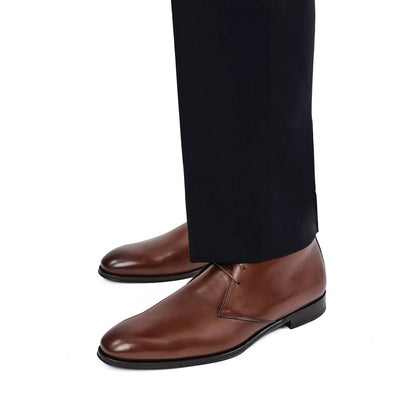 Leigh Burnished Brown Calf Chukka Boot - To Boot New York