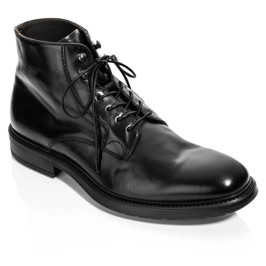 Major Black Calf Lace-Up Boot - To Boot New York