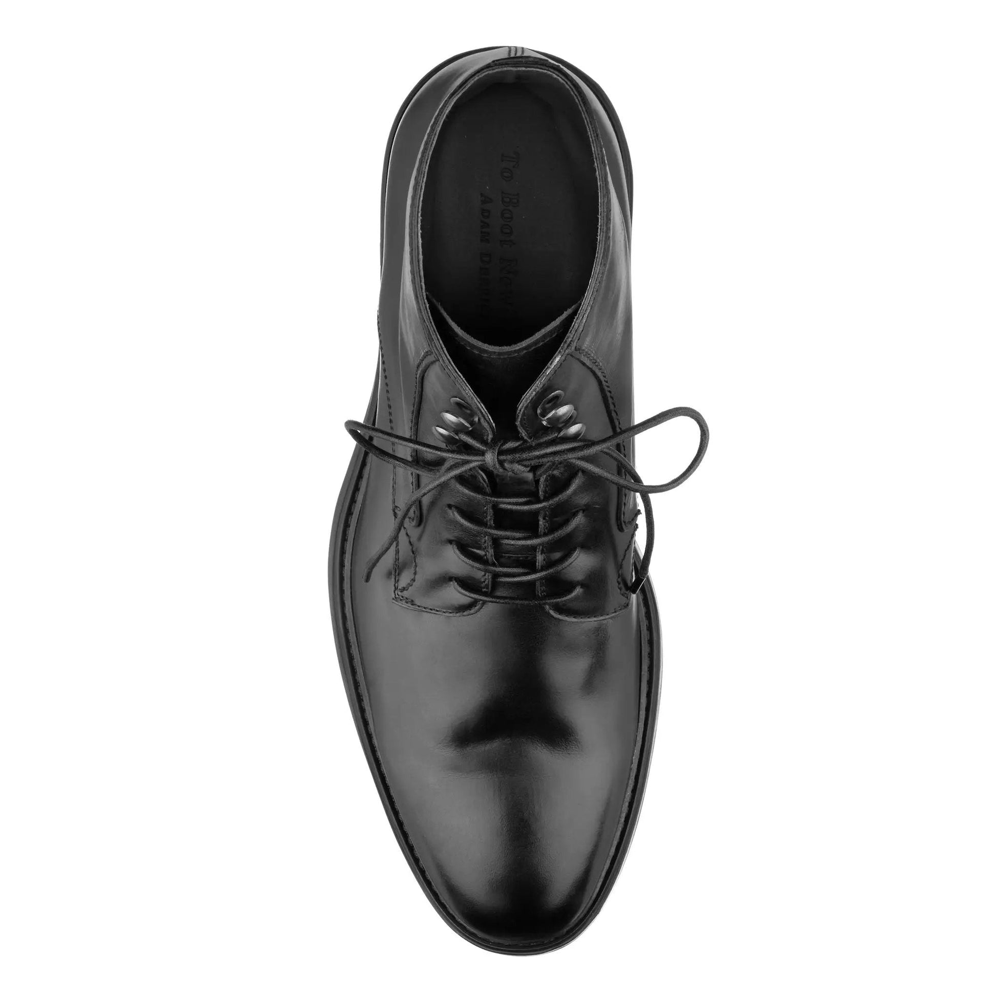 Major Black Calf Lace-Up Boot - To Boot New York