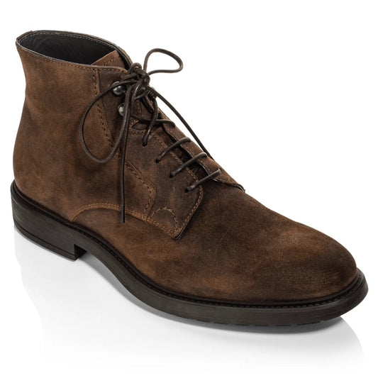 Major Mid Brown Suede Lace-Up Boot - To Boot New York