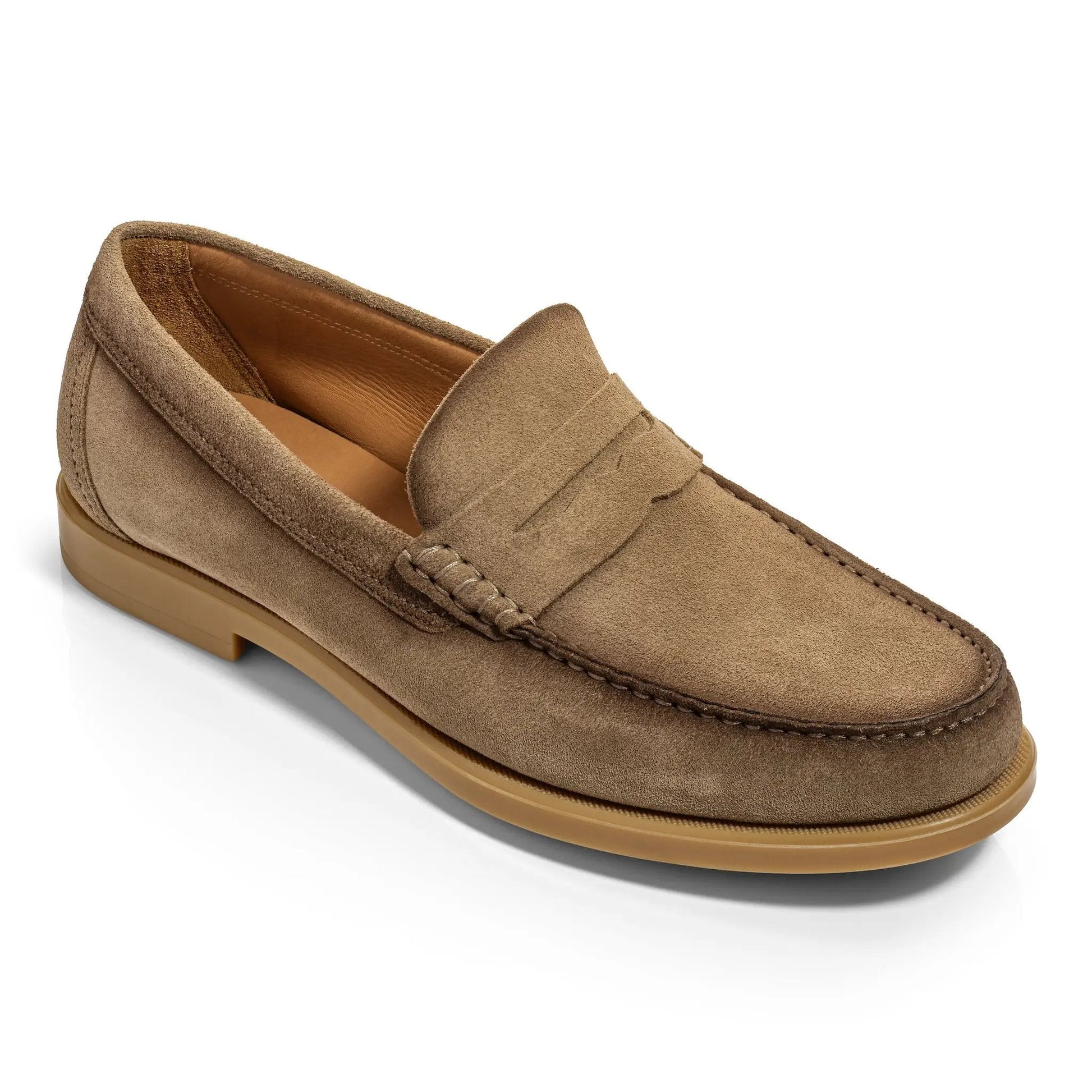 Bennett Taupe Suede College Penny Loafer - To Boot New York