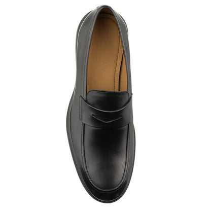 Bernard Black Calf Leather Penny Loafer - To Boot New York