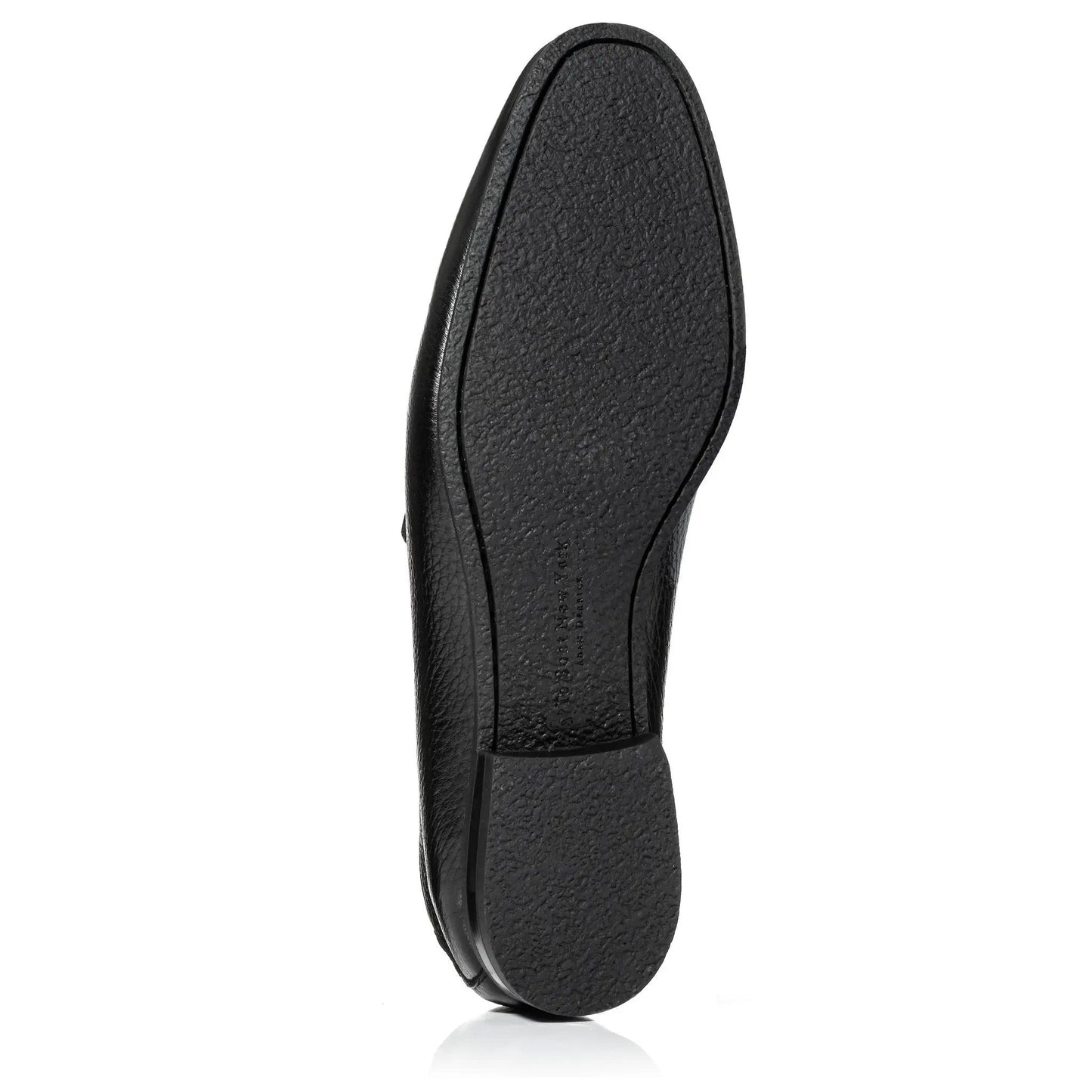 Brunswick Black Deerskin Leather Slip-On Loafer - To Boot New York