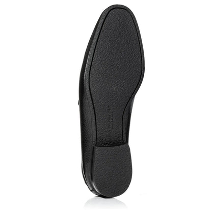Brunswick Black Deerskin Leather Slip-On Loafer - To Boot New York