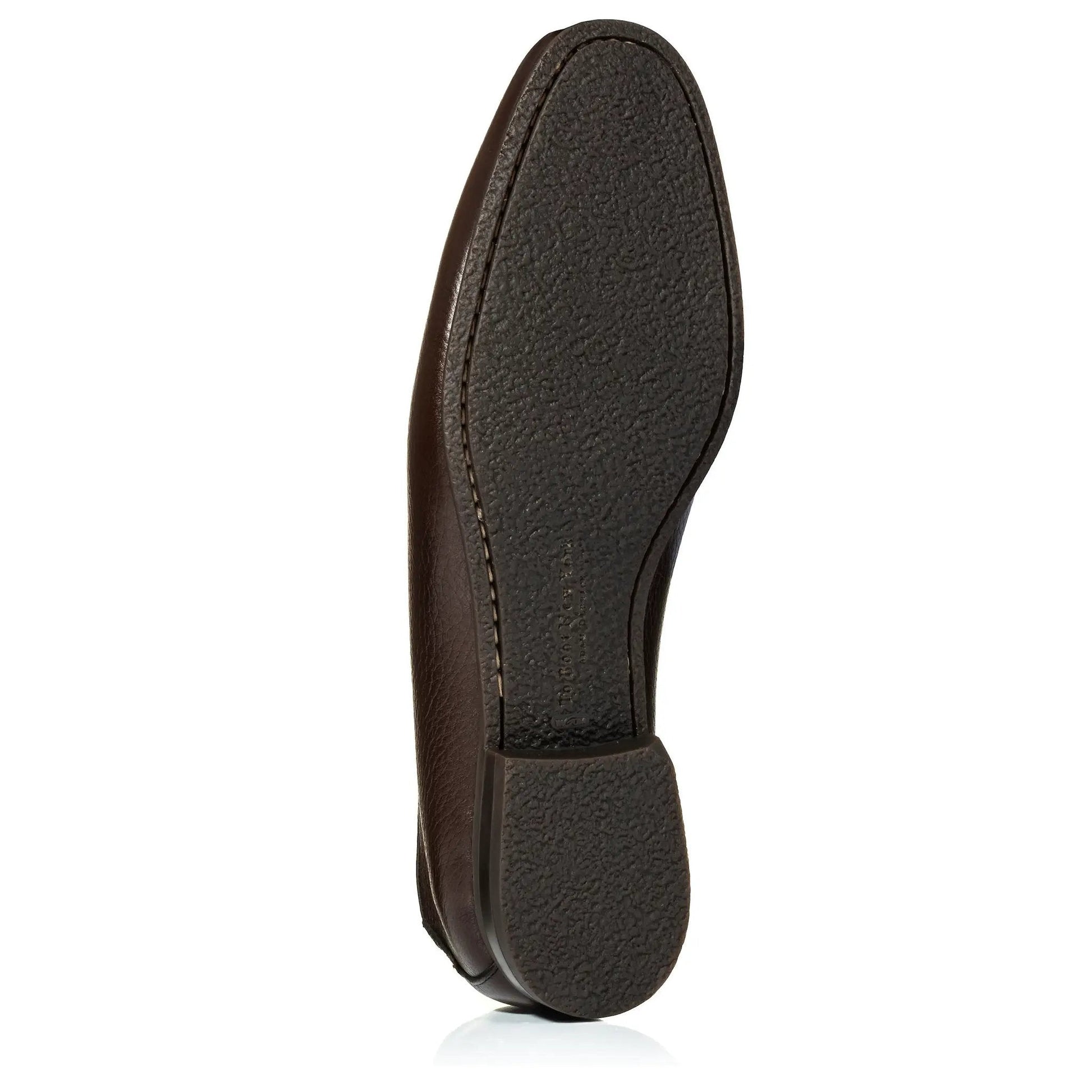 Brunswick Dark Brown Deerskin Leather Slip-On Loafer - To Boot New York