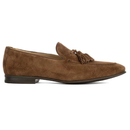 Calistoga Brown Suede Tassel Loafer - To Boot New York