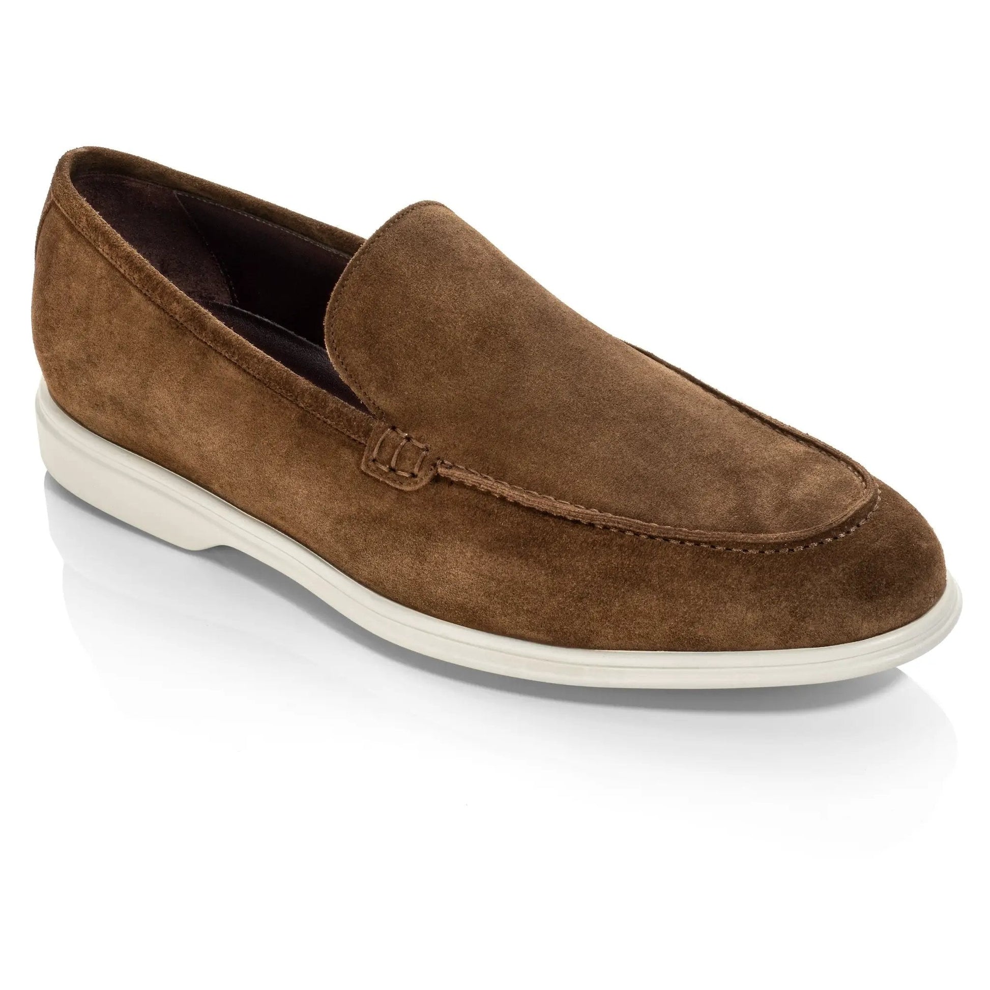 Cassidy Mid Brown Suede Slip-On Loafer - To Boot New York