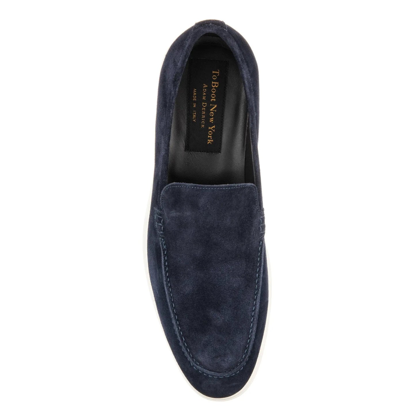 Cassidy Navy Suede Slip-On Loafer - To Boot New York