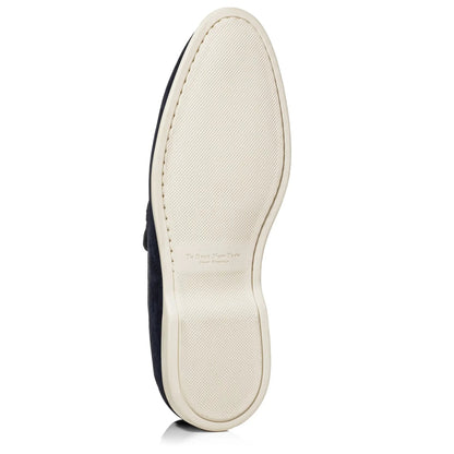 Cassidy Navy Suede Slip-On Loafer - To Boot New York