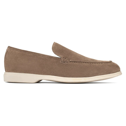 Cassidy Taupe Suede Slip-On Loafer - To Boot New York
