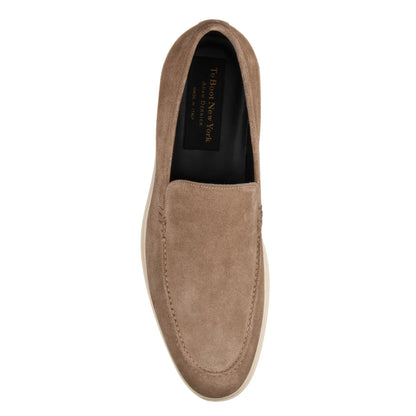Cassidy Taupe Suede Slip-On Loafer - To Boot New York