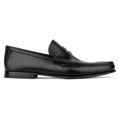 Clapton Black Calf Penny Loafer - To Boot New York