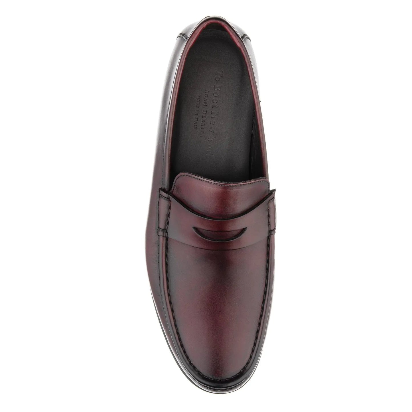 Clapton Bordeaux Calf Penny Loafer - To Boot New York