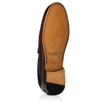 Clapton Bordeaux Calf Penny Loafer - To Boot New York